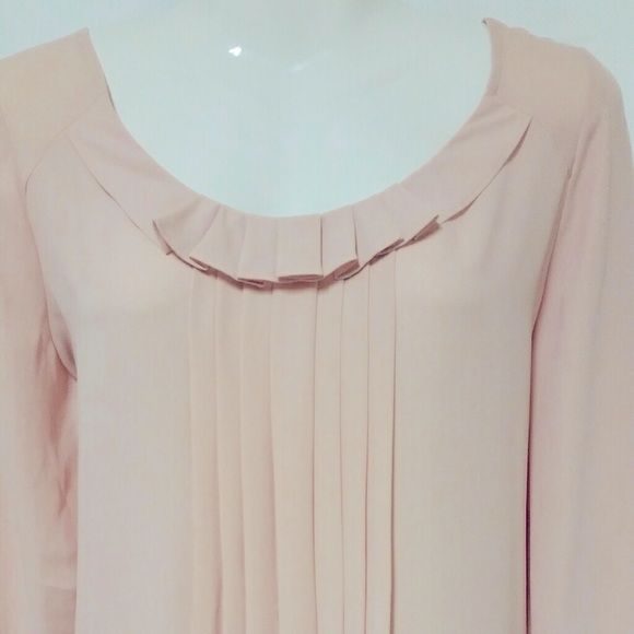 LOFT Ann Taylor long sleeve pink women’s shirt - Picture 5 of 8